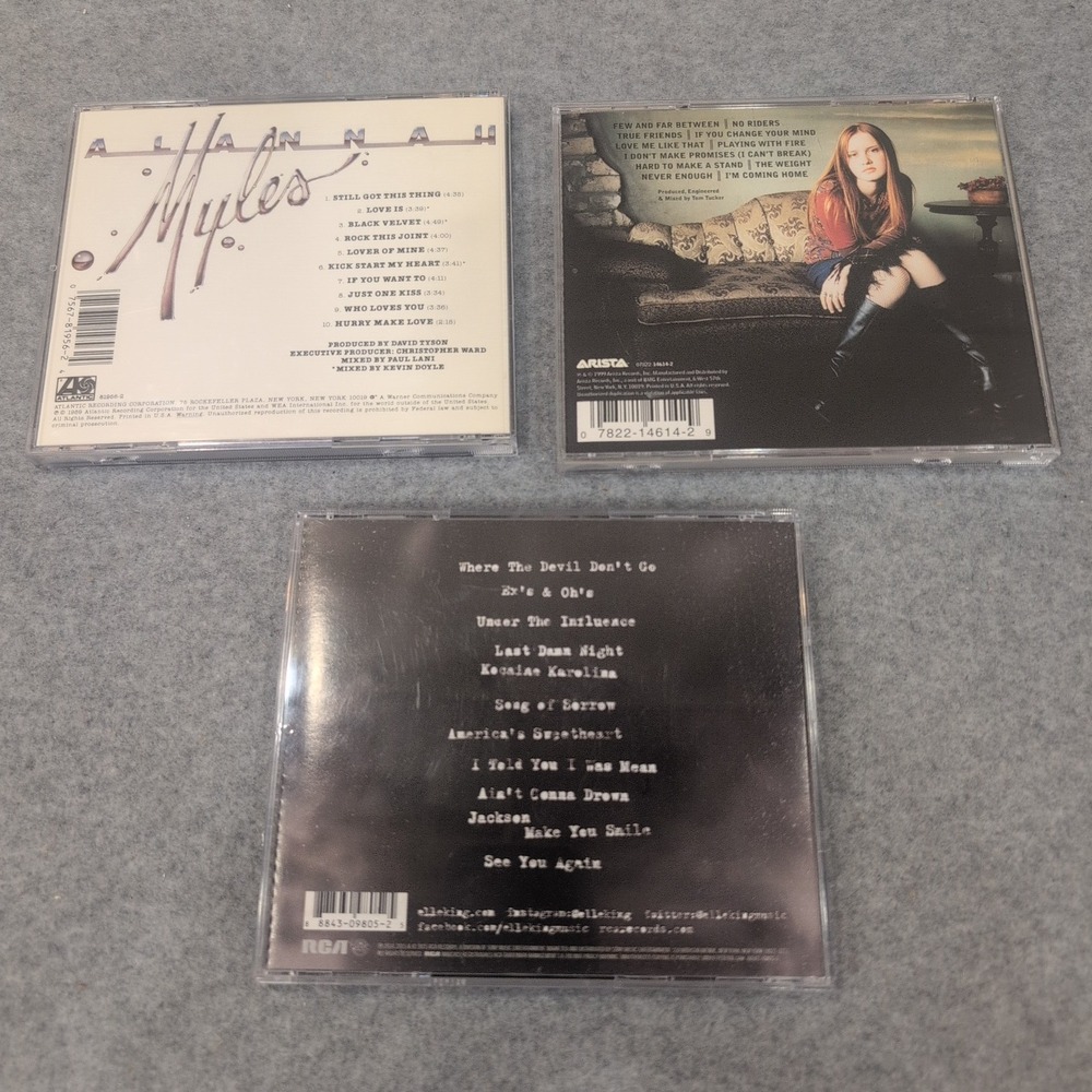 Women of Blues Rock 3 CD Lot Alannah Myles Shannon Curfman Elle King Love Stuff - Picture 2 of 2